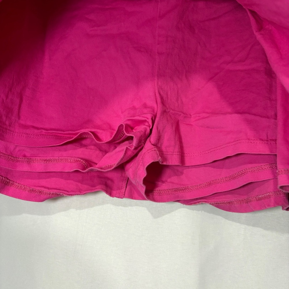 Vintage Rave Pink Pleated Skort Y2K Cargo Pocket Mini Skirt Shorts Womens Medium - Picture 7 of 10